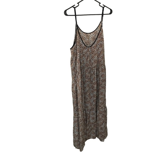 Kensie Women Animal Print Sleeveless Night Dress, Brown and Black Combo size XL - Picture 4 of 13